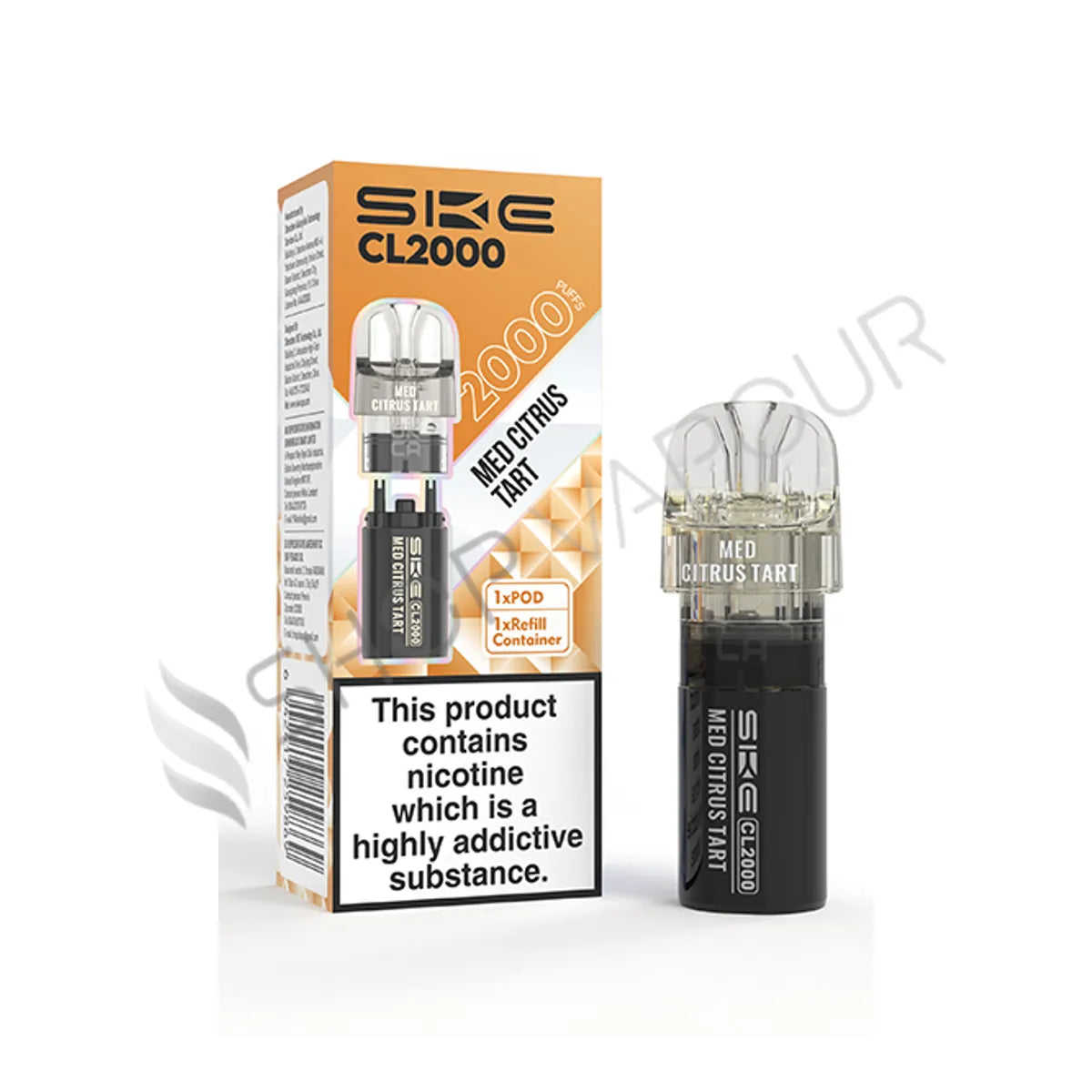Med Citrus Tart CL2000 Prefilled Pod & Refill by SKE