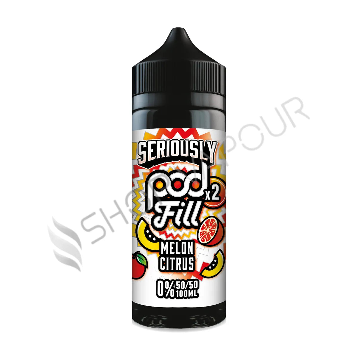 Melon Citrus 100ml Shortfill E-Liquid by Seriously Pod Fill X2