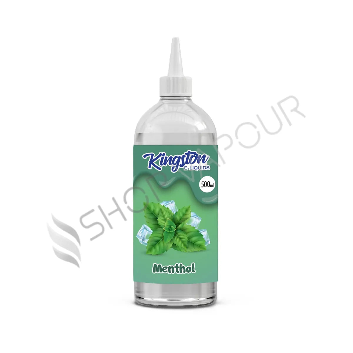 Menthol 500ml Shortfill E-Liquid by Kingston