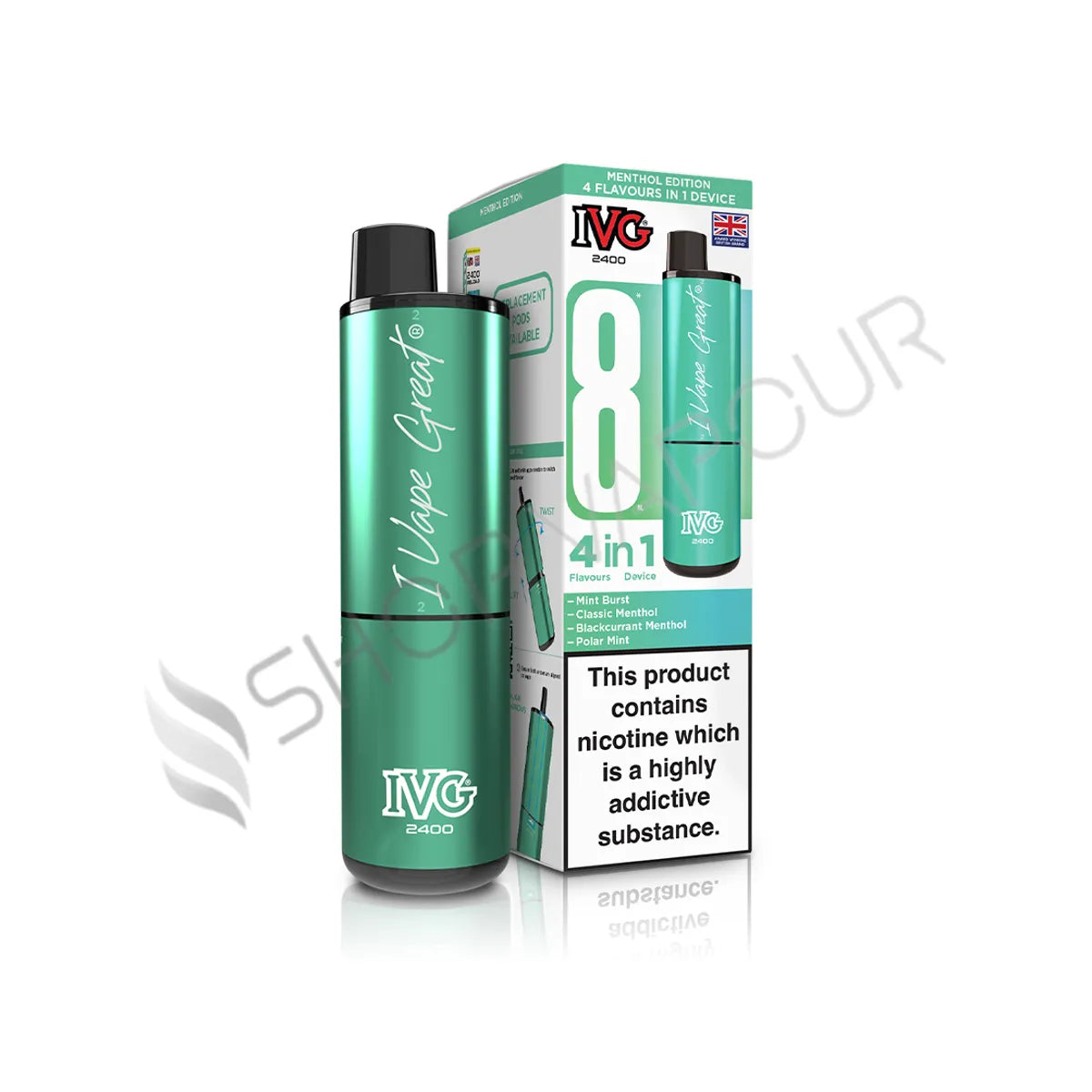 Menthol Edition IVG 2400 Prefilled Pod Kit