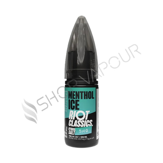 Menthol Ice Nic Salt E-Liquid by Riot Classics
