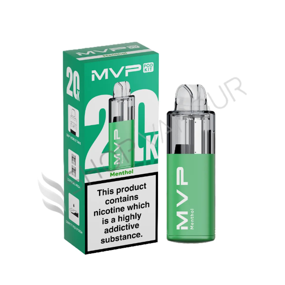Menthol MVP 20K Prefilled Pods by Innokin