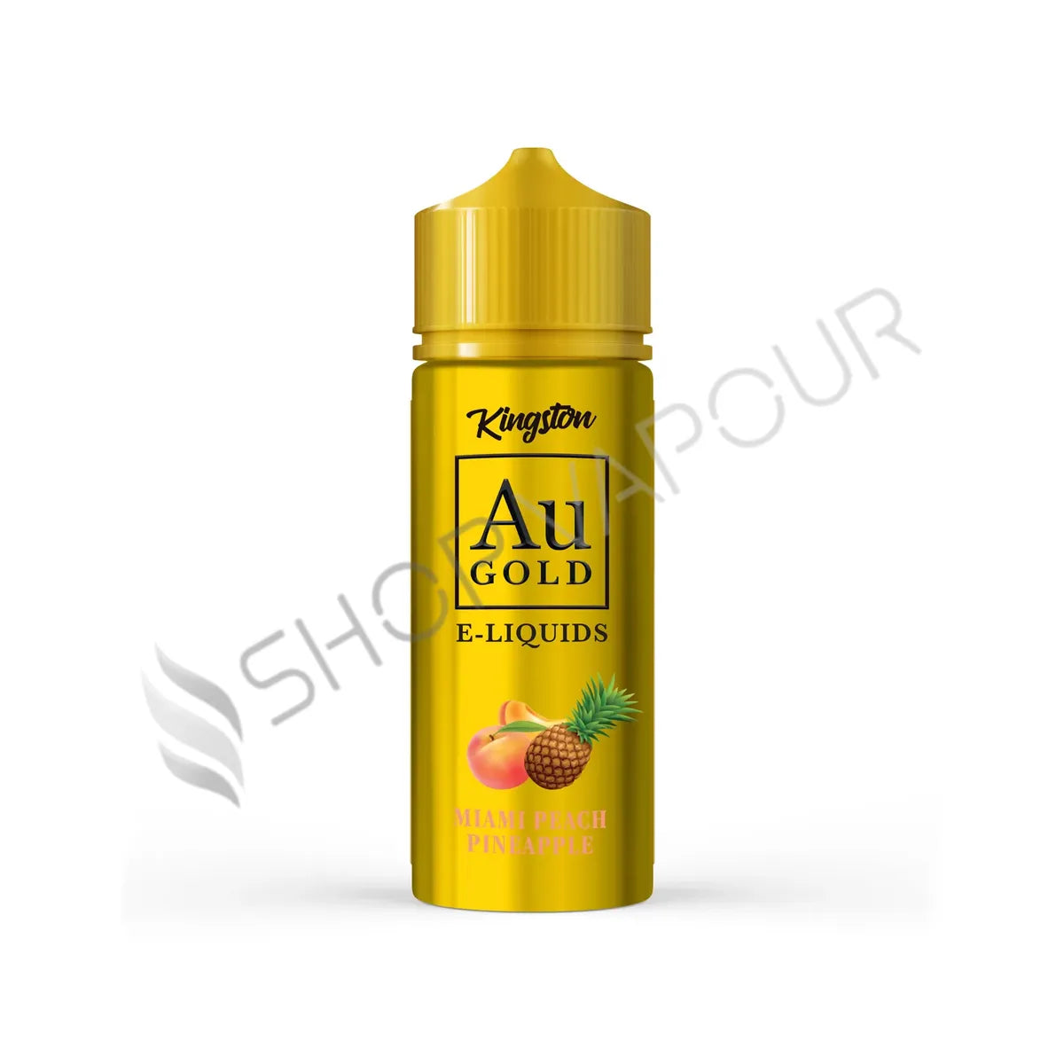 Miami Peach Pineapple 100ml Shortfill E-Liquid by Kingston Au Gold