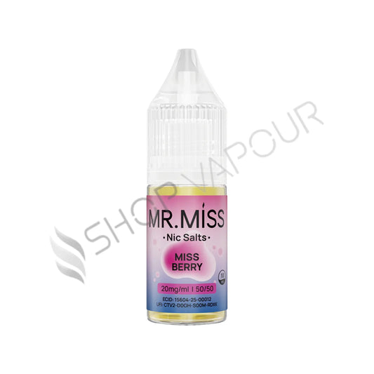 Miss Berry Nic Salt E-Liquid by Mr. Miss