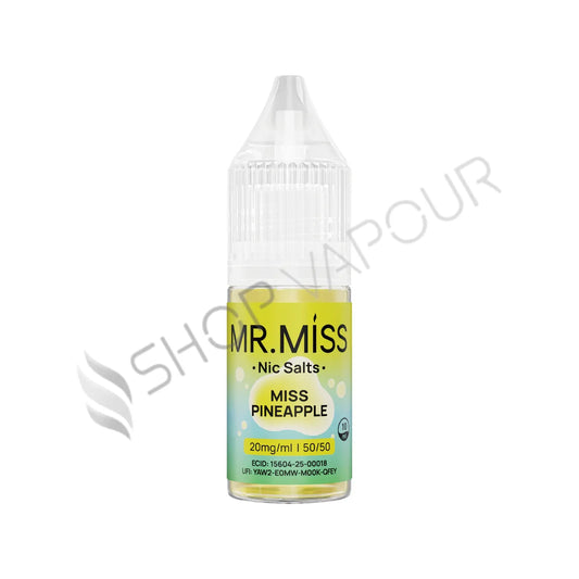 Miss Pineapple Nic Salt E-Liquid by Mr. Miss