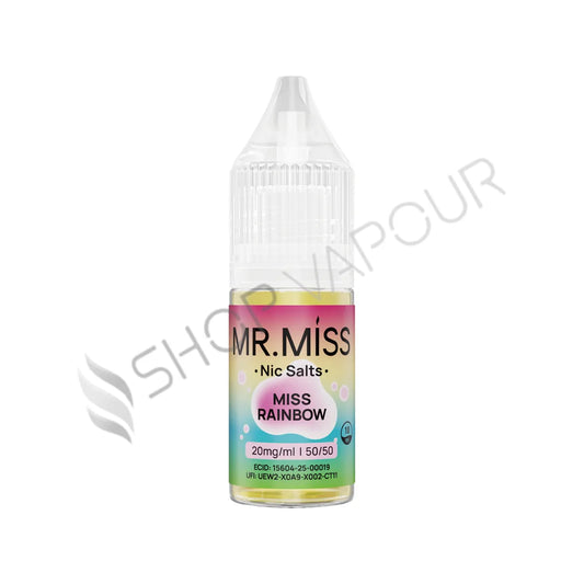 Miss Rainbow Nic Salt E-Liquid by Mr. Miss