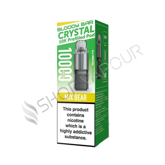 Mix Bear Crystal 10K Prefilled Pod & Refill by Bloody Bar
