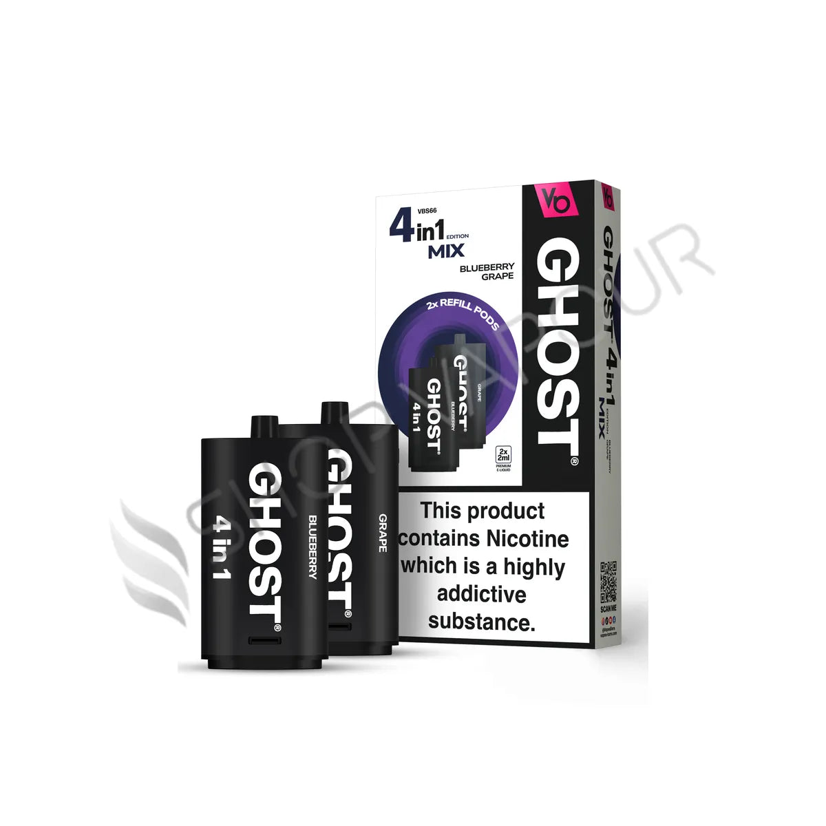 Mix Edition 1 Ghost 4 in 1 Prefilled Pods by Vapes Bars