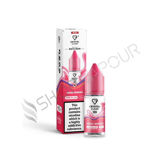 Mixed Berries Bar Salts Nic Salt by Crystal Clear