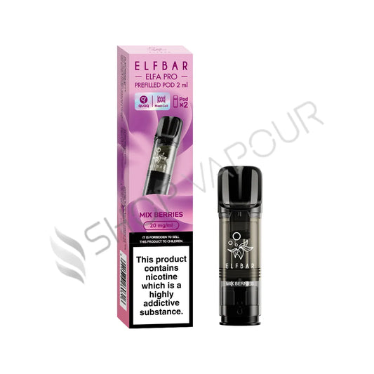Mixed Berries Elfa Pro Prefilled Pods by Elf Bar