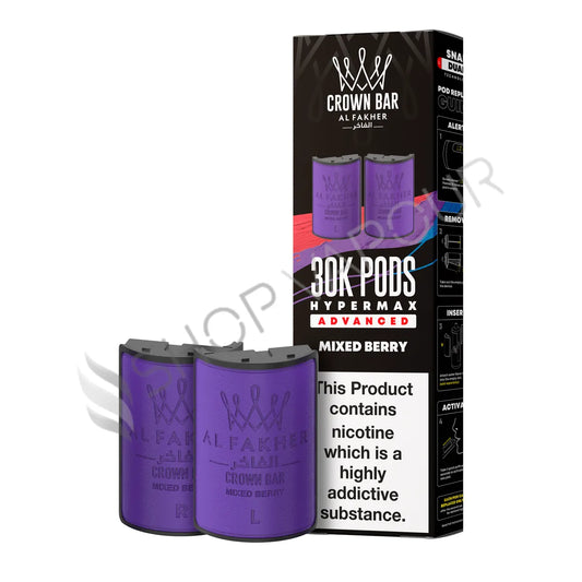 Mixed Berry 30K Hypermax Prefilled Pod & Refill by Al Fakher