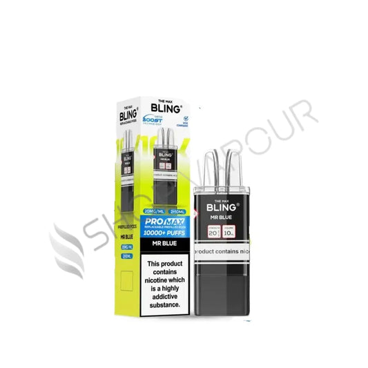 Mr Blue Max 10K Prefilled Pod & Refill by The Bling