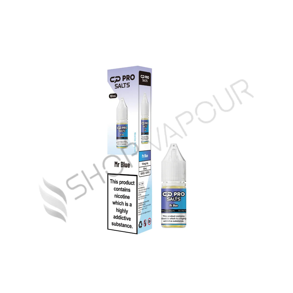 Mr Blue Nic Salt E-Liquid by Crystal Pro CP