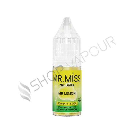 Mr Lemon Nic Salt E-Liquid by Mr. Miss