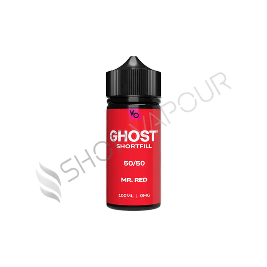 Mr Red 100ml Shortfill E-Liquid by Vapes Bars Ghost