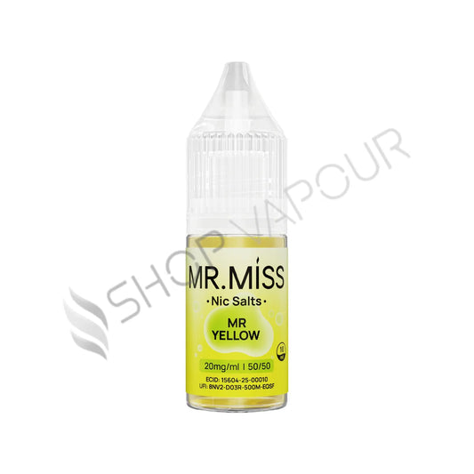 Mr Yellow Nic Salt E-Liquid by Mr. Miss
