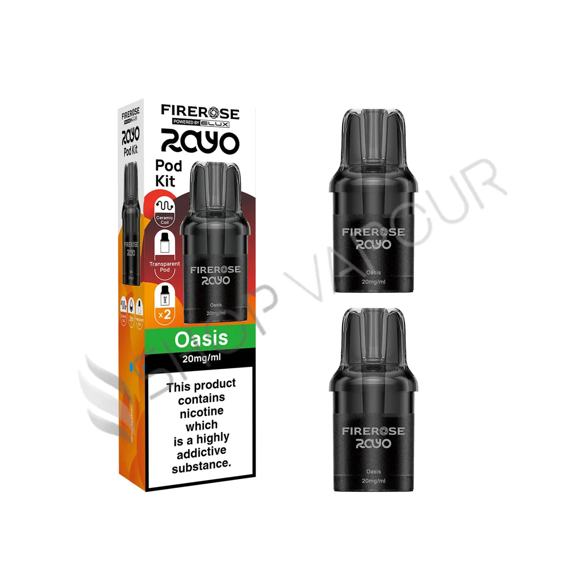 Oasis Rayo 600 Prefilled Pods by Firerose