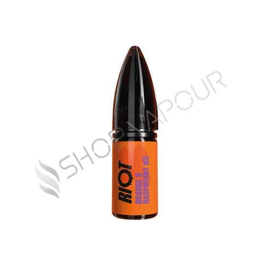 Orange & Raspberry Ice Nic Salt E-Liquid by Riot X