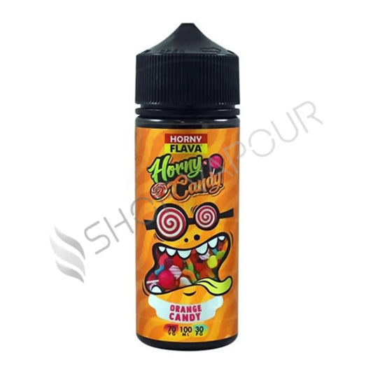 Orange Candy 100ml Shortfill E-Liquid by Horny Flava Candy Series