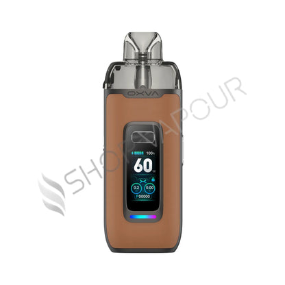 OXVA VPrime Pod Vape Kit - Brown Leather