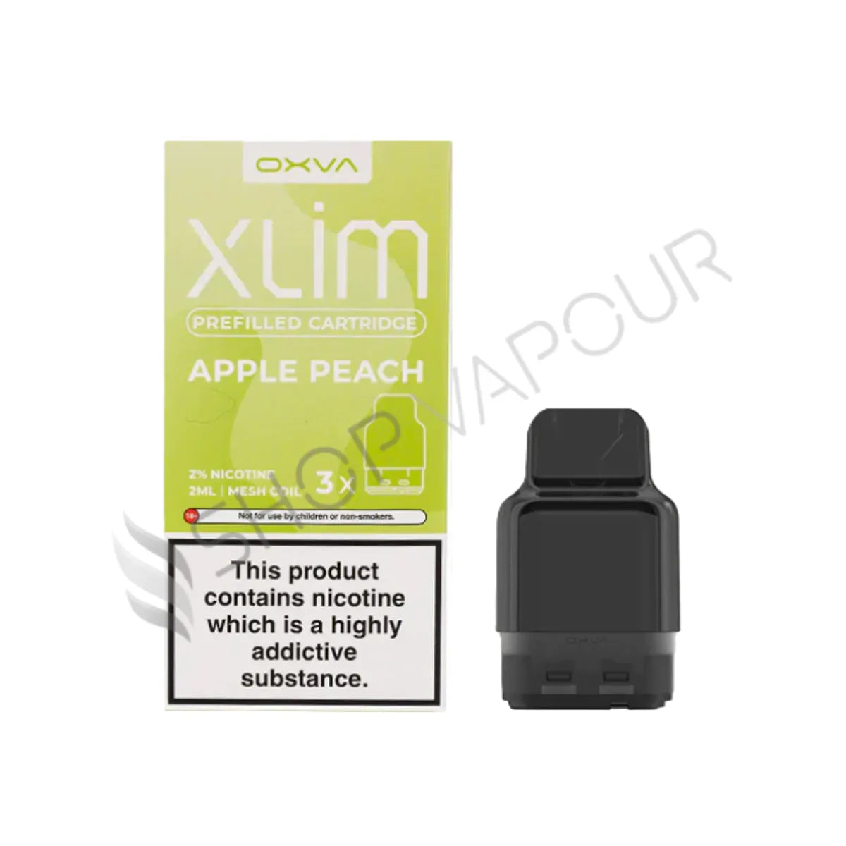 OXVA Xlim Prefilled Pod Cartridges - Box of 10 - Apple Peach