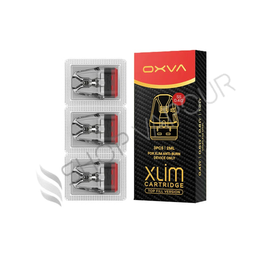 OXVA Xlim Stainless Steel Replacement Pods - 0.4 Ohms