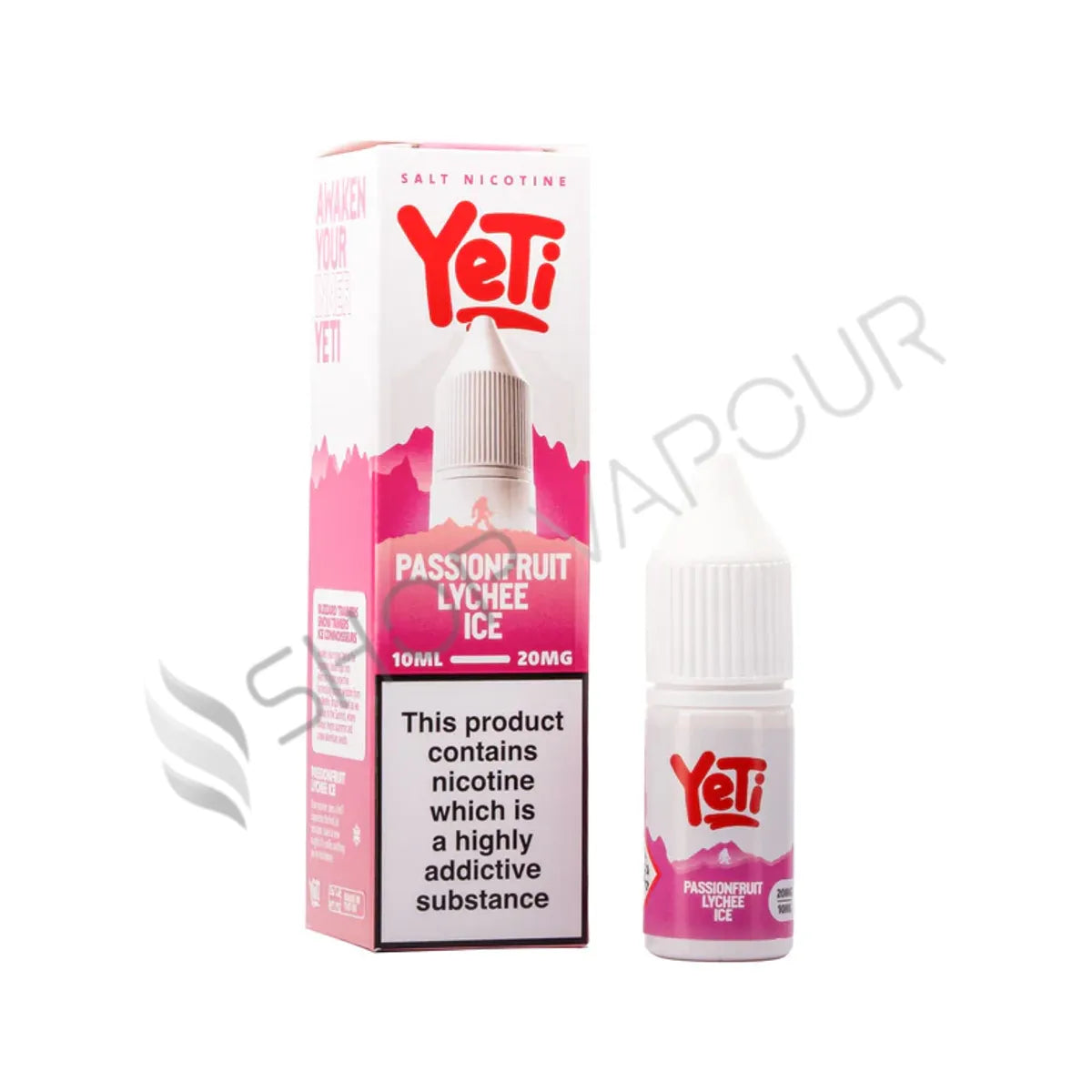 Passionfruit Lychee Ice Nic Salt E-Liquid by Yeti