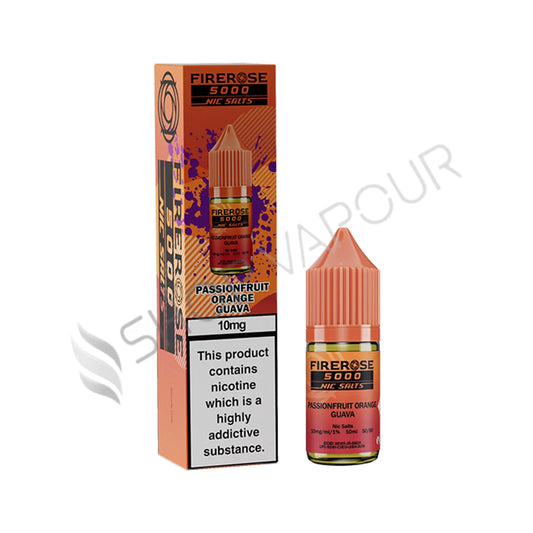 Passionfruit Orange Guava Nic Salt E-Liquid by Elux Firerose 5000