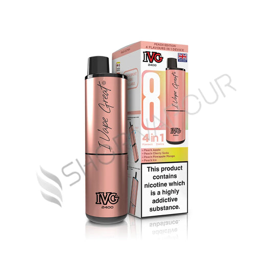 Peach Edition IVG 2400 Prefilled Pod Kit