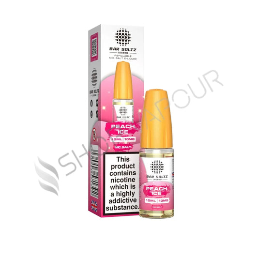 Peach Ice Nic Salt E-Liquid by Bar Soltz Legend