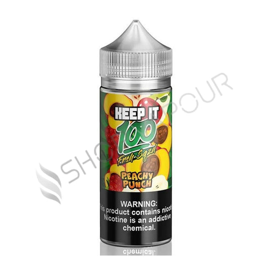 Peachy Punch 100ml Shortfill E-Liquid by Keep It 100