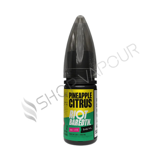 Pineapple Citrus Nic Salt E-Liquid by Riot Bar Edition No Ice