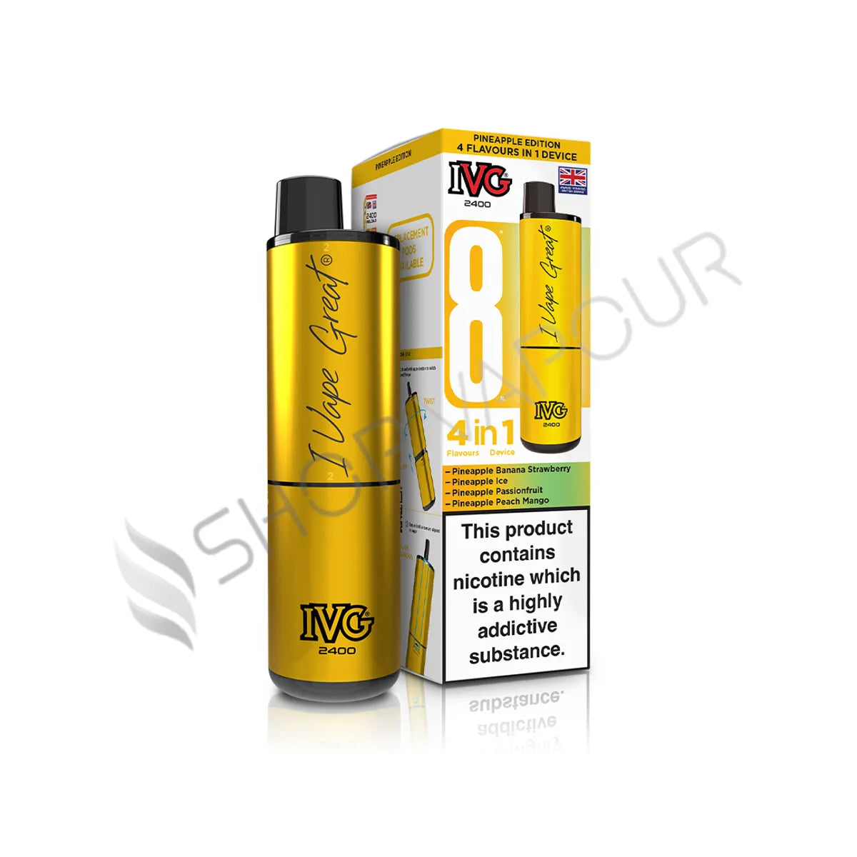Pineapple Edition IVG 2400 Prefilled Pod Kit