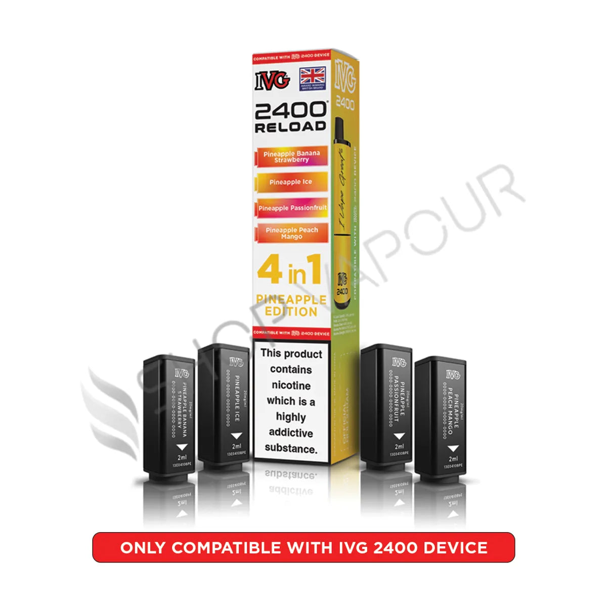 Pineapple Edition Reload Prefilled Pods by IVG 2400