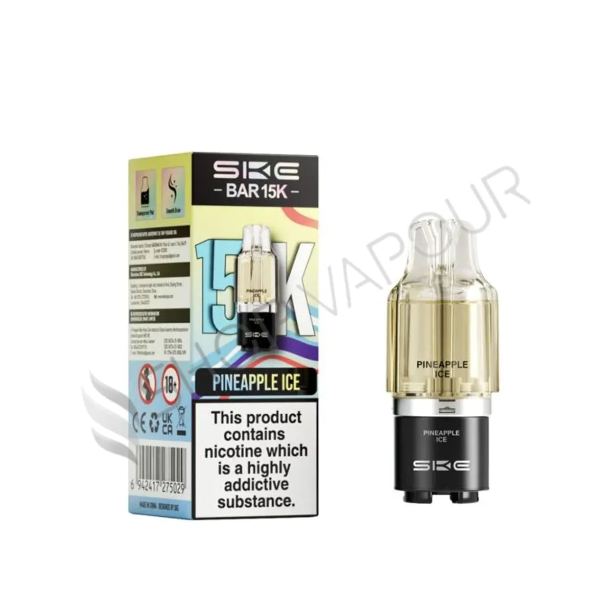 Pineapple Ice Bar 15K Prefilled Pod & Refill by SKE