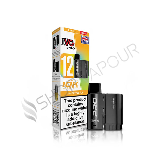 Pineapple Ice Pro 12 Prefilled Pod & Refill by IVG