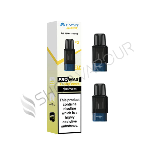 Pineapple Ice Pro Max S1 Prefilled Pods by Hayati