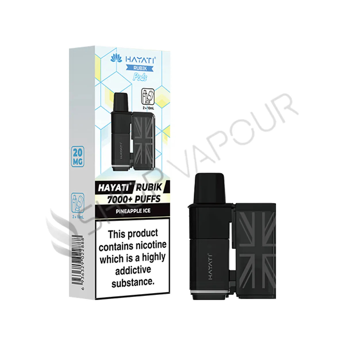 Pineapple Ice Rubik 7000 Prefilled Pod & Refill by Hayati