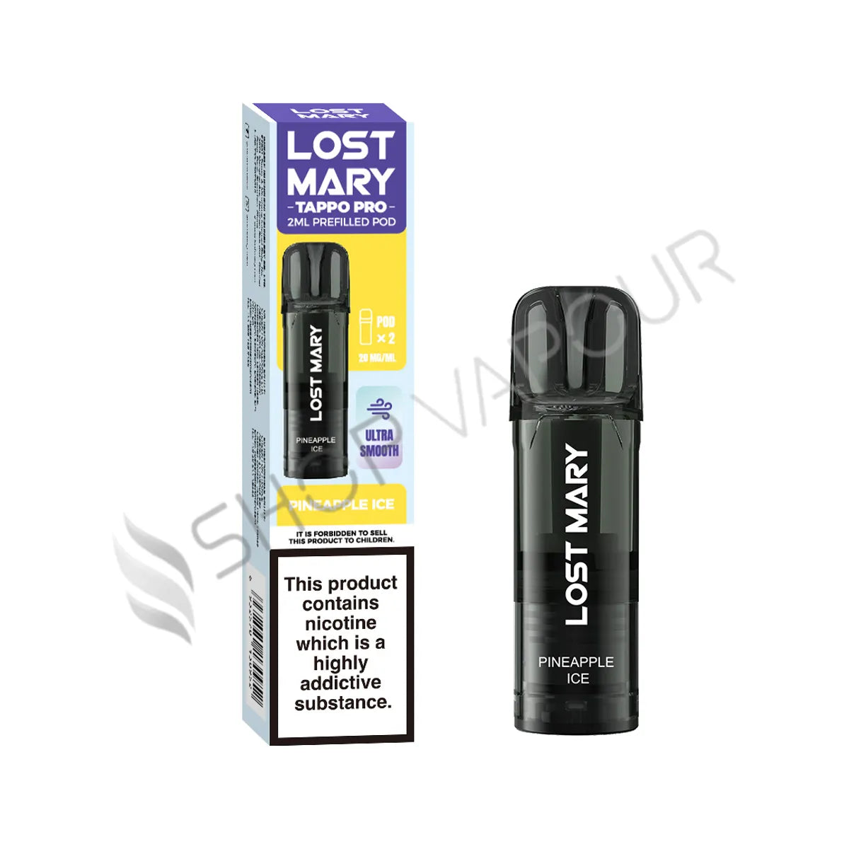 Pineapple Ice Tappo Pro Prefilled Pods by Lost Mary