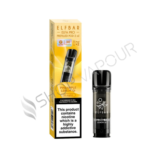 Pineapple Lemon QI Elfa Pro Prefilled Pods by Elf Bar