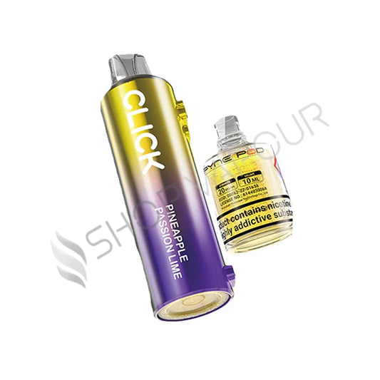 Pineapple Passion Lime Click 10K Pod & Bottle by Pyne Pod