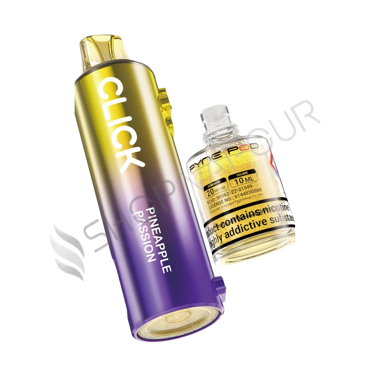 Pineapple Passion Lime Click 50K Prefilled Pod & Refill by Pyne Pod