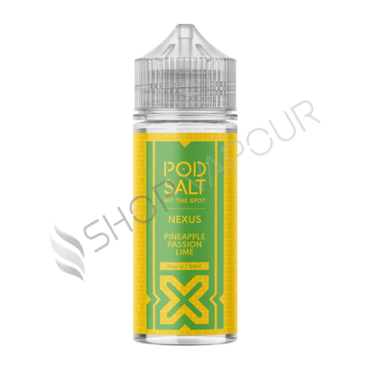 Pineapple Passion Lime 100ml Shortfill E-Liquid by Pod Salt Nexus