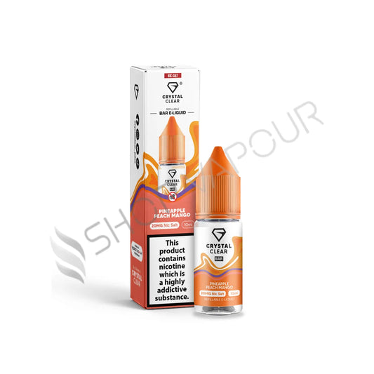 Pineapple Peach Mango Bar Salts Nic Salt E-Liquid by Crystal Clear