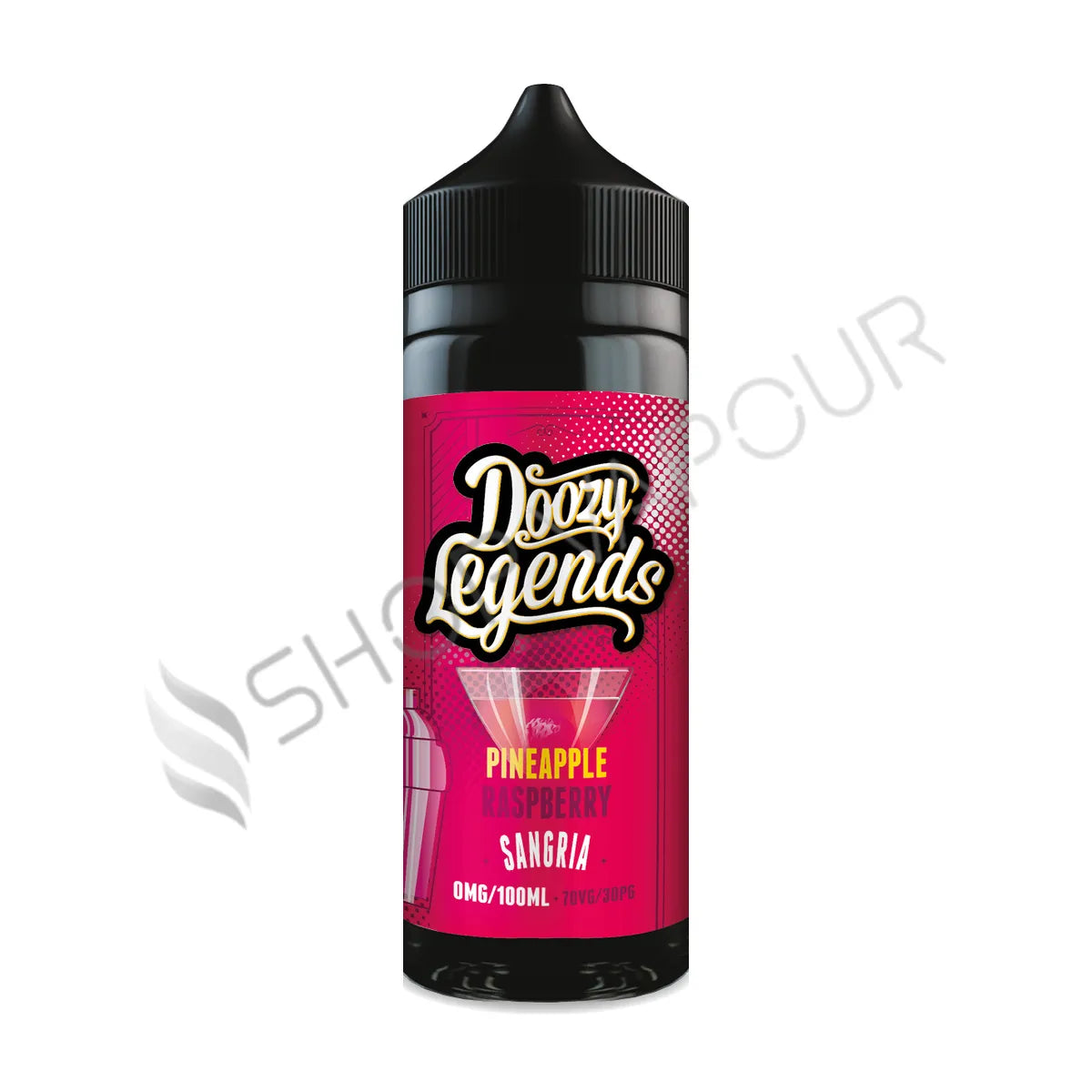 Pineapple Raspberry Sangria 100ml Shortfill E-Liquid by Doozy Legends