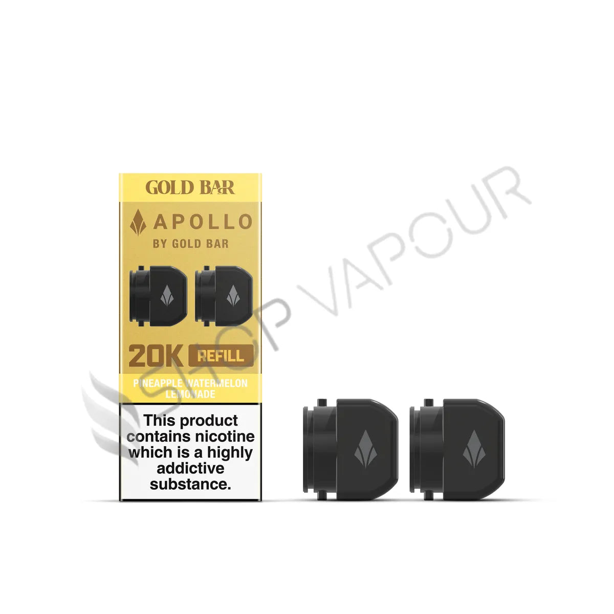 Pineapple Watermelon Lemonade Apollo 20K Prefilled Pods by Gold Bar