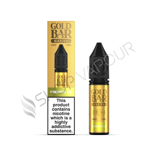 Pineapple Ice Nic Salt E-Liquid by Gold Bar Salts
