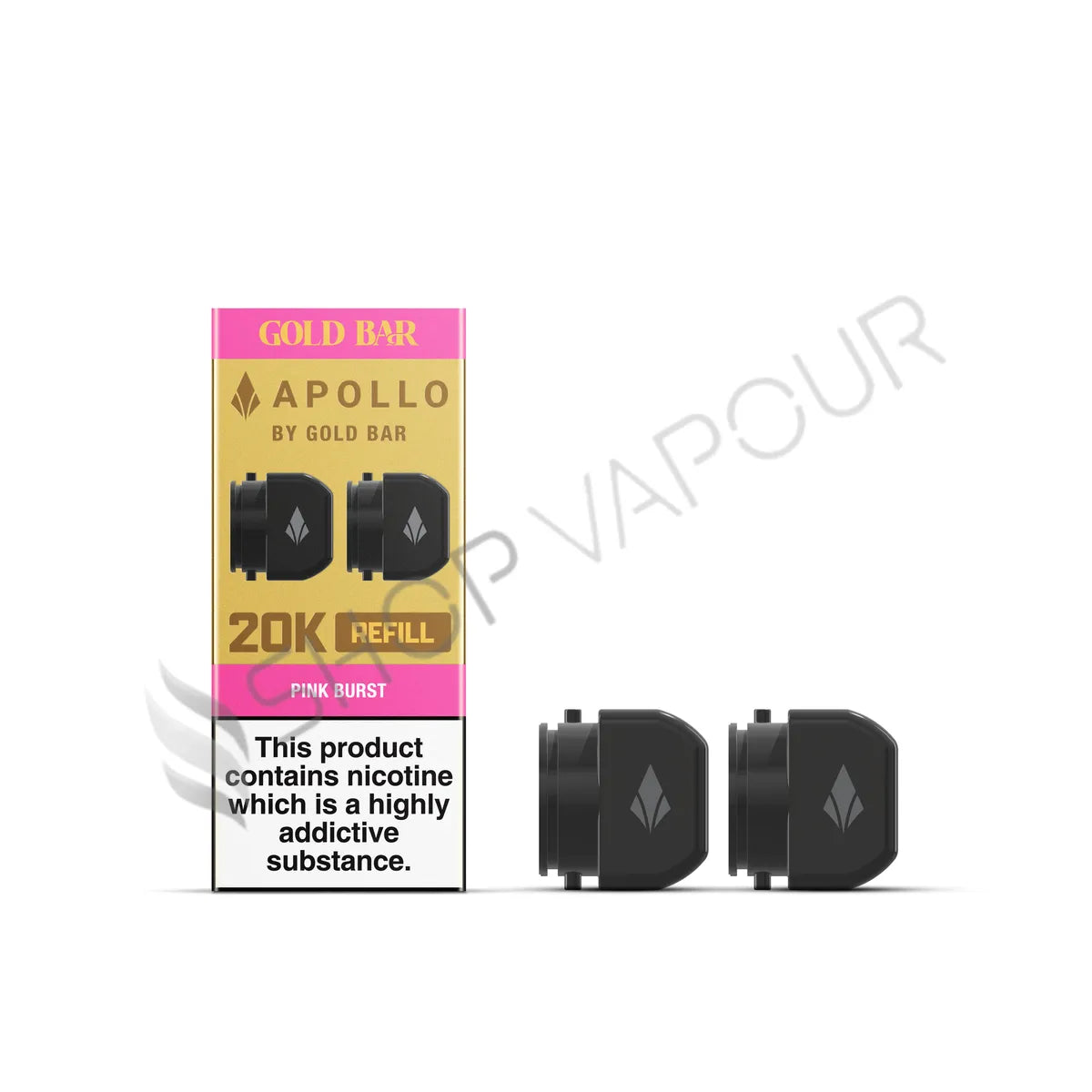 Pink Burst Apollo 20K Prefilled Pods by Gold Bar