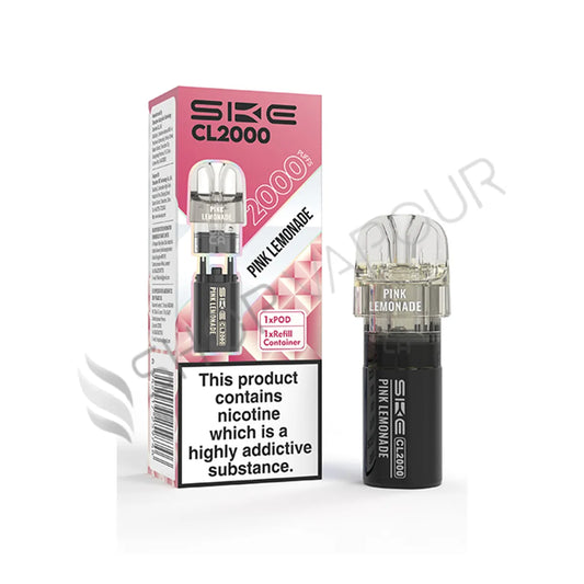 Pink Lemonade CL2000 Prefilled Pod & Refill by SKE