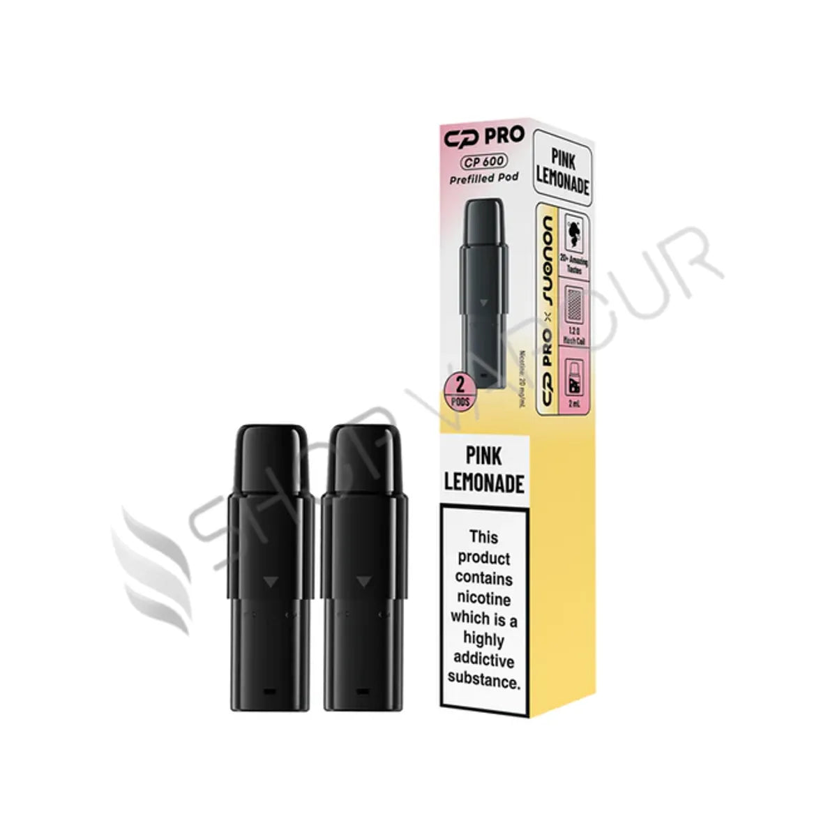 Pink Lemonade CP 600 Prefilled Pods by Crystal Pro